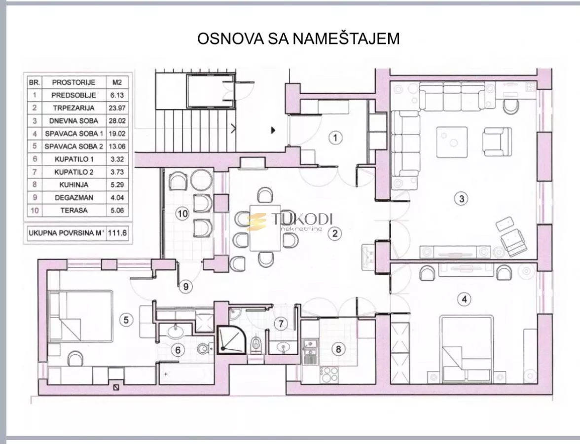 Prodaja salonskog stana 3.0, 113 m² – Slavija - photo 21