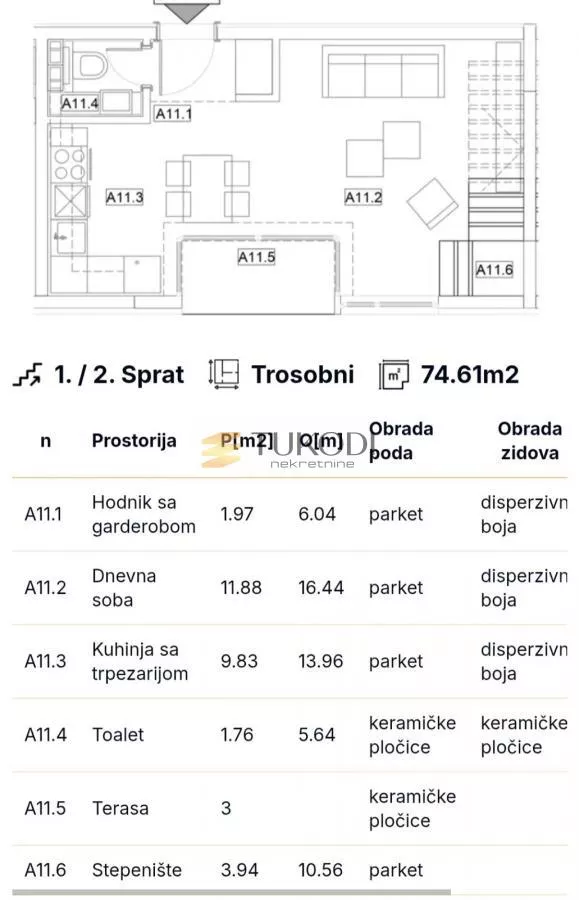 3,0 duplex od 75m2  bez agencijske provizije - photo 15